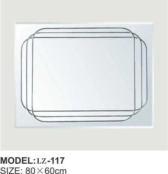 Good Quality Simple Model LED Smart Wall Mounted Defogger Square Bathroom Mirror