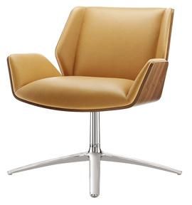 Swivel Upholstery Office Meeting Air Chair with Bended Board