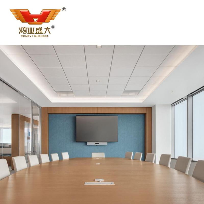 Inexpensive Meeting Room Use Oak Grain Office Furniture