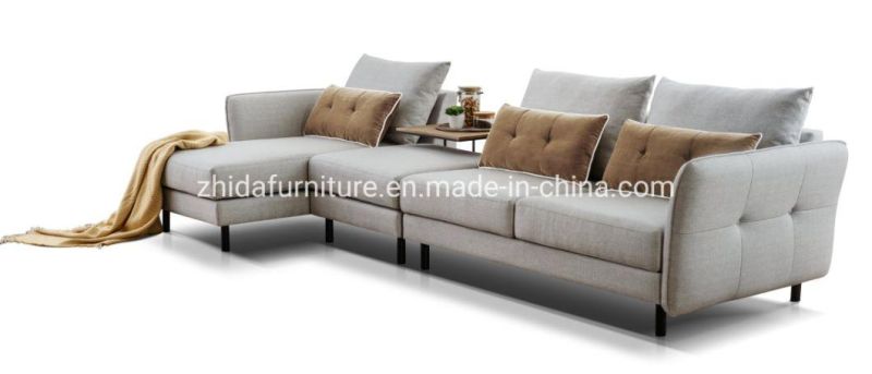 Modern Frank Furniture Settee Lounge Suite and Lobby Fabric Sofa Couch L Shape Sofa Set