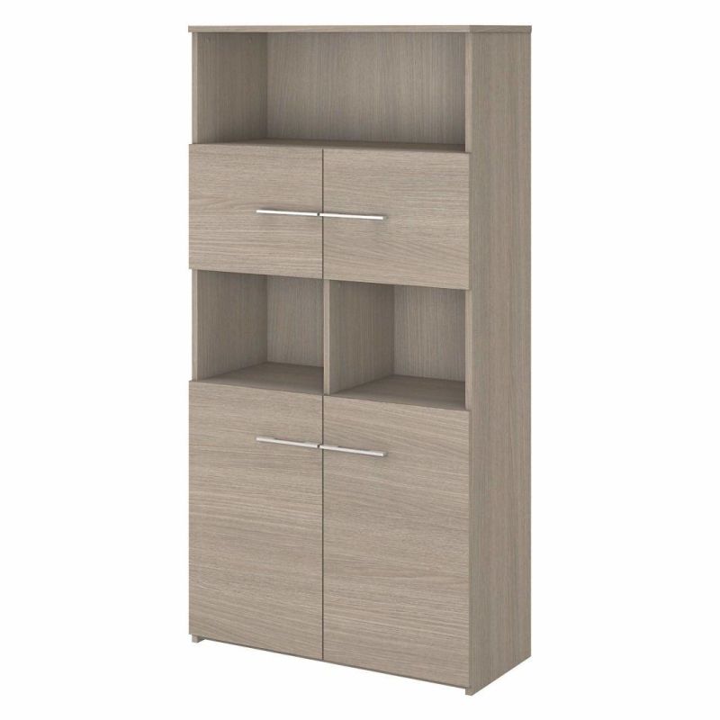 Office 5 Shelf Bookcase with Doors