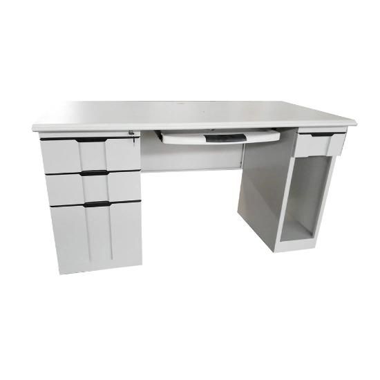 Fas-047 Modern Metal Desk Office Furniture Wood Office Table Staff Computer Table