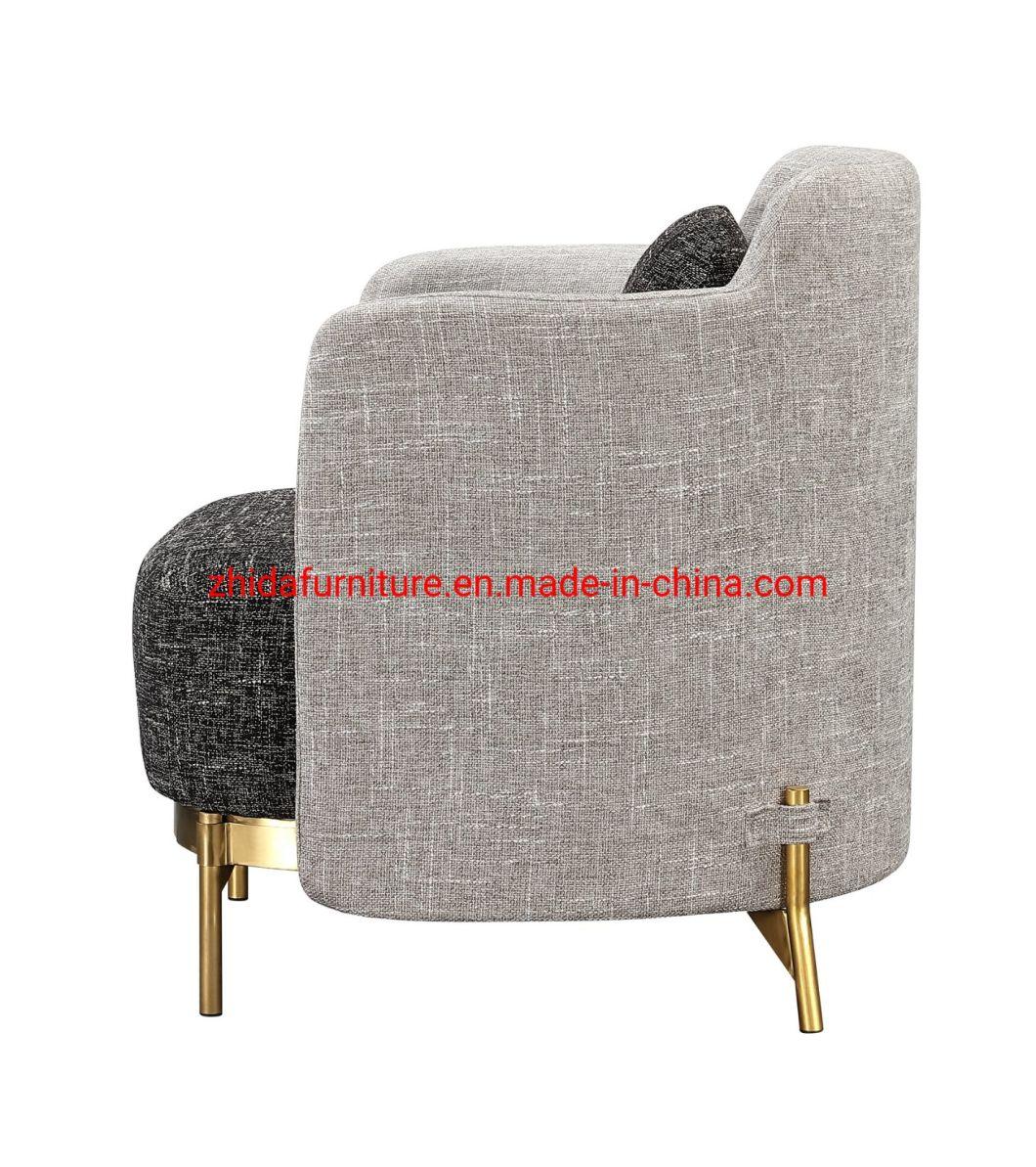 Metal Leg Leisure Style Modern PU Leather Chair for Coffee Shop