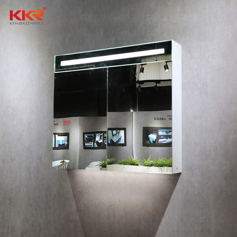 Large Wall Mirror with LED Lights for Hotel Bathroom