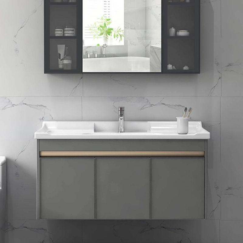 47.2“ Medium Post-Modern Bathroom Vanity with Vanity Top & Undermount Sink