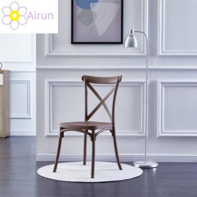 Hot Sale Dining Room Furniture Cheap Full Plastic Chairs Colorful Modern Design Stackable Dining Plastic Chair