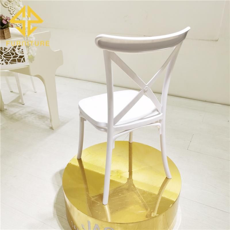 Modern Simple Style Light Weigh White Plastic Wedding Banquet Chair