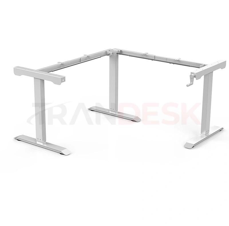 Adjustable Height Table Crank Standing Desk Manual Crank