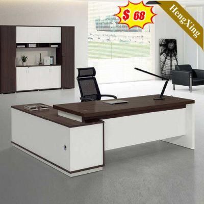 Modern 1.8 Meters MDF Manager Office Computer Table with Metal Leg