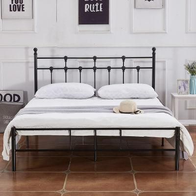 Simple Modern Iron Bed Home Bedroom Single Double Iron Bed Single Apartment 1.8 Double 1.5 M Bed Customization