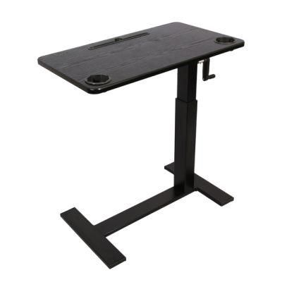 Manual Patented Screw Rod Movable Lifting Side Table /Hospital Furniture