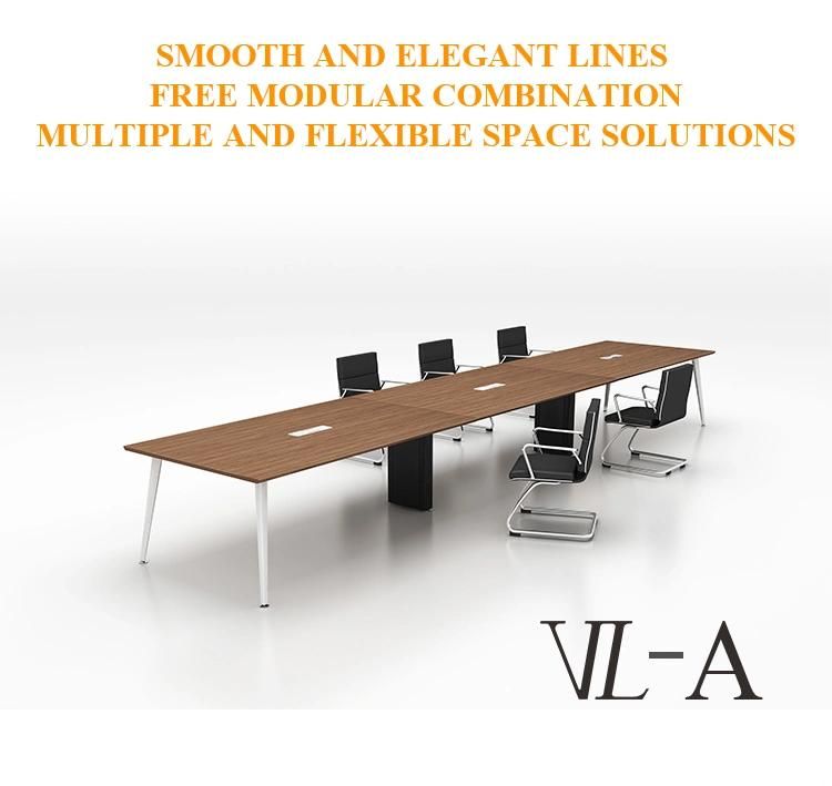 Big Boardroom Modern Industrial Design Beaching 10 Person Fancy Office Conference Table