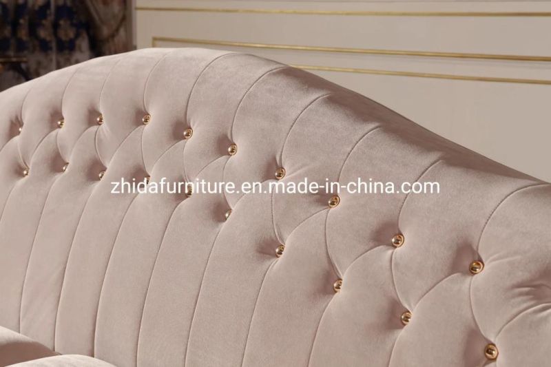 Modern Living Room Furniture Luxury Classica Design Dubai Hotel Reception Sofa