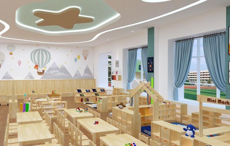 Kindergarten and Preschool School Classroom Furniture, Kids Furniture Wooden Furniture, Nursery and Daycare Baby Furniture