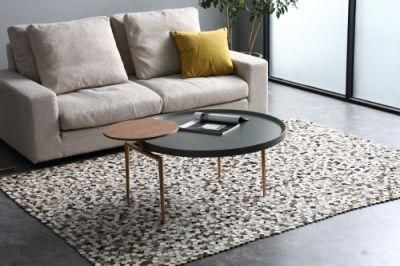 Modern Round Coffee Table Set Metal Coffee Side Tables Corner Coffee Table