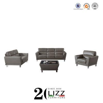 American Modern Modular Hotel /Office Genuine Leather Sofa