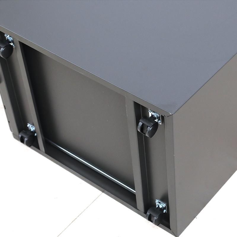 High Quality Metal Desk Officer Table with Decorative High-Pressure Laminate Top