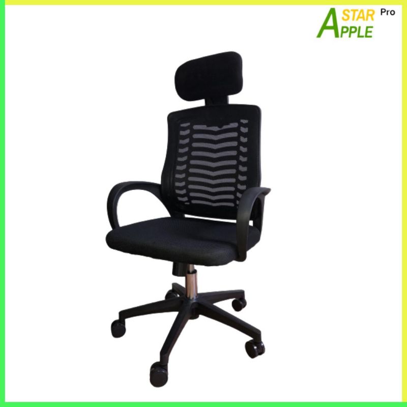 Wonderful Swivel Chair with Breathable Mesh Backrest and Fabric Seat