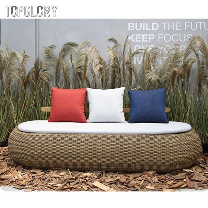 Home Hotel Tea Room Patio Garden Rattan Furniture Outdoor Sofa Chair