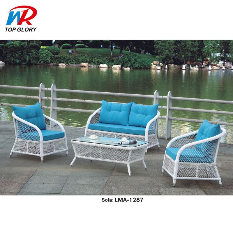 New Design Hand-Weaved Synthetic Wicker PE Rattan Comfortable Waterproof Sofa Set Hotel Garden Patiooutdoor Furniture