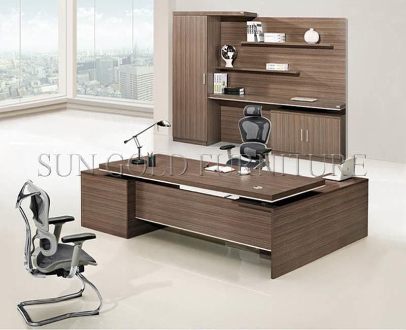 Hot Sale Melamine Wooden Office CEO Executive Computer Desk (SZ-OD107)