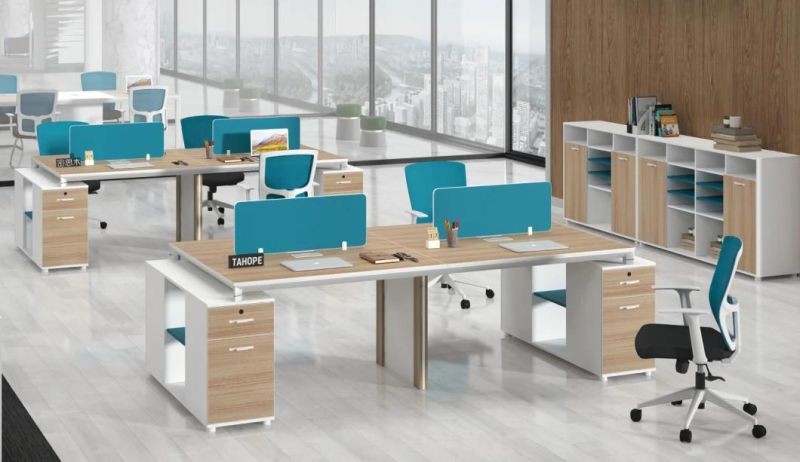 Top Quality Office Partition Modern Wooden Office for Staff Table