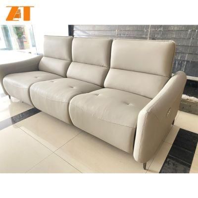 Factory Wholesale Modern Living Room Furniture Home Furniture Genuine Leather Sofa (21047-2)