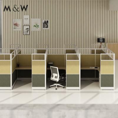 Workstation Work Table Wooden Partition Design Set Desk Appearance Office Furniture