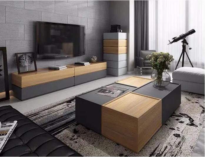 Fashion Stands Modern Style Wooden Furniture TV Table Coffee Table