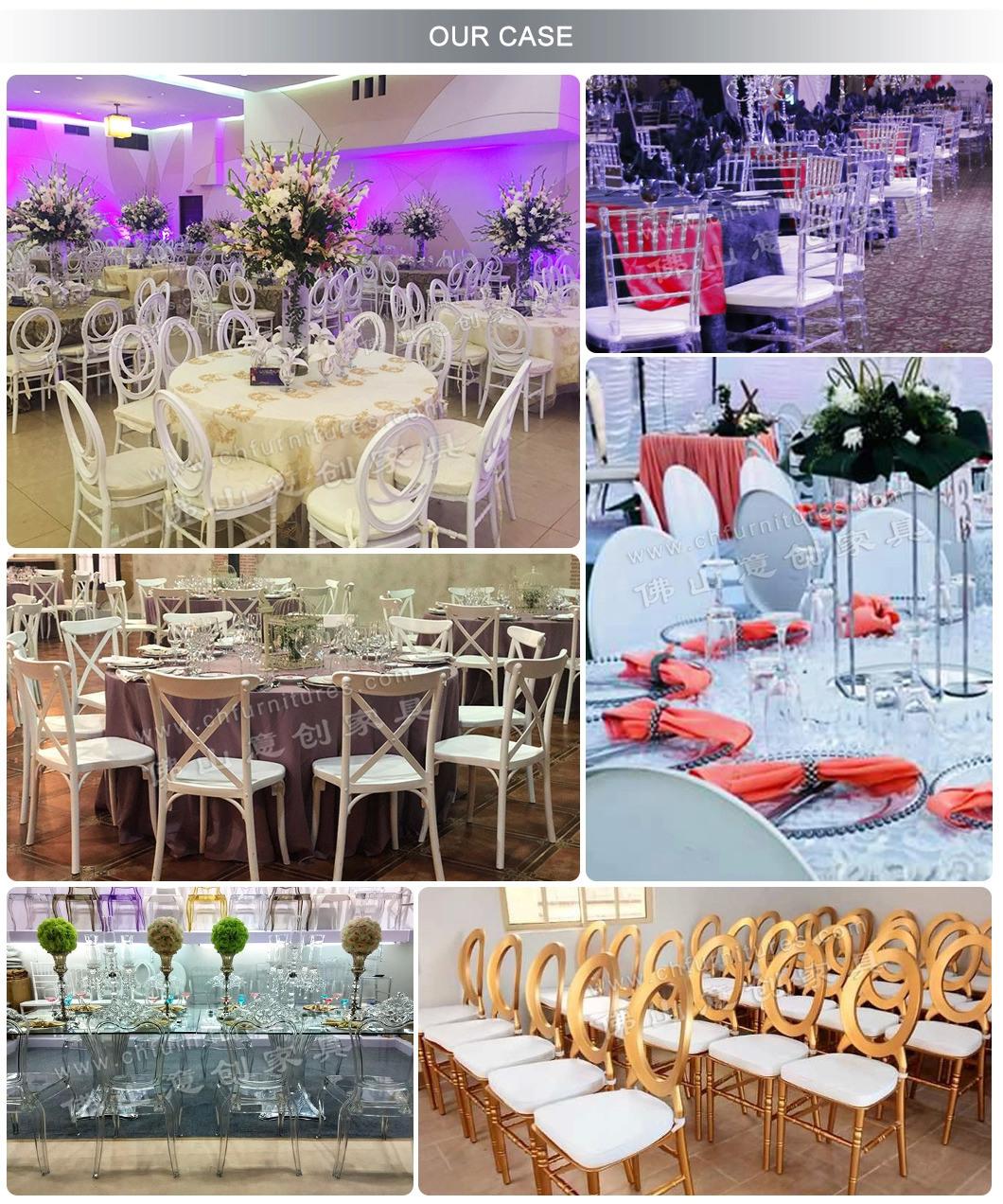 Mesh Type Backrest Disassembly and Assembly Outdoor Wedding Banquet Plastic Chair