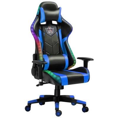 High Quality Comfortable Leather Swivel Computer Racing Chair LED Gaming Chair