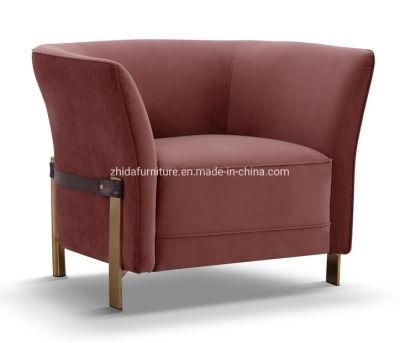 Factory Furniture Foshan Hotel Furniture Velvet Sofa for Living Room