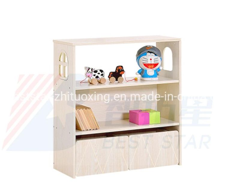 Hot Sales Playroom Furniture Wooden Daycare Display Cabinet, Kids Room Cabinet Children Toy Storage Cabinet, Kindergarten and Preschool Furniture Cabinet