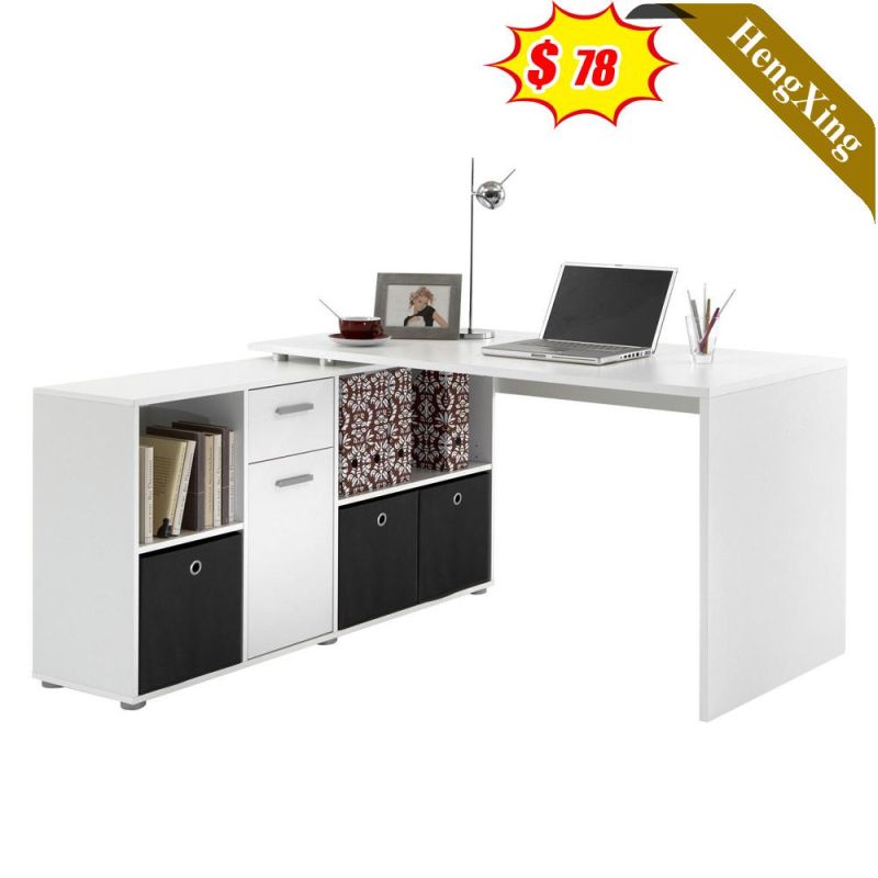 Modern White Clean Wood Computer Desk Study Room Furniture Computer Desk