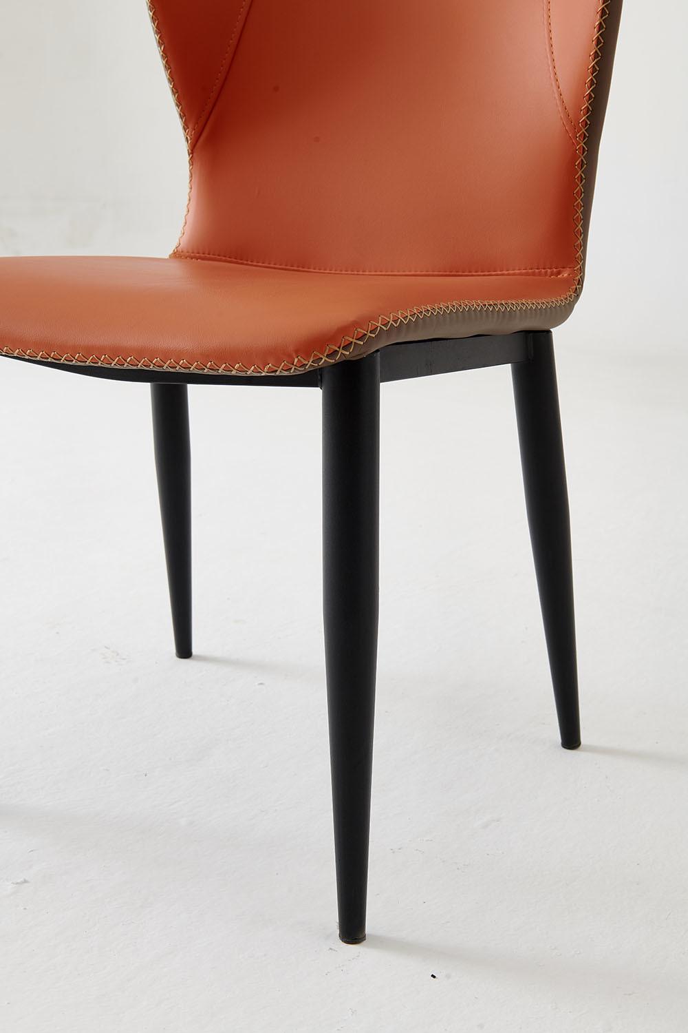 Home Office Hotel Restaurant Furniture Orange Dining Chair