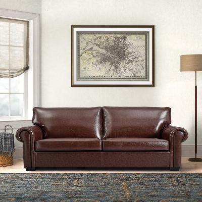 Lancaster Leather Sofa Set Loose Back Fabric Couch Soft Seating Modern Upholstered Home Furniture for Living Room