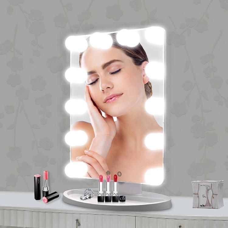 Vanity Makeup Mirror with Lights Hollywood Style for Bedroom