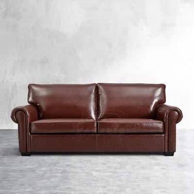 Modern Real Genuine Leather Couch Contemporary Fabric Lancaster Sofa Upholstered Home Furniture for Living Room