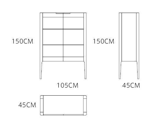 Foshan Wholesale Modern Lasted Design Home Furniture Villa Living Room Side Cabinet Hotel Glass Door Solid Wood Cabinet Dining Room Wooden Furniture Sideboard