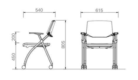 University School Classroom Adjustable Swivel Office Student Task Training Chair