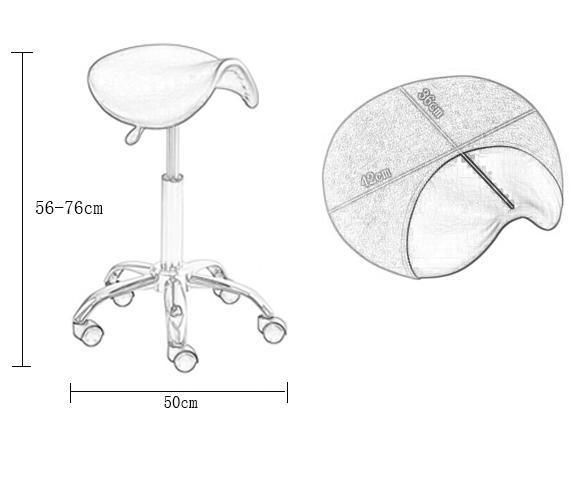 Ergonomic Saddle Stool Mini Seat Adjustable Chair