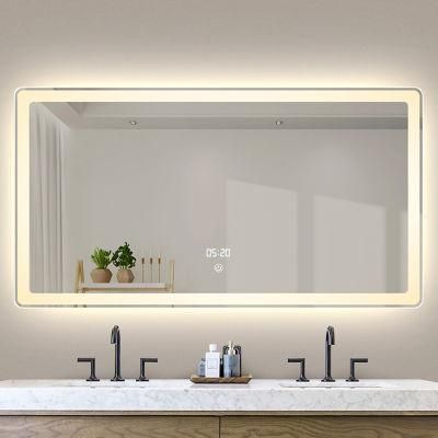 5mm Copper Free HD Image Mirror Hotel Hospitality LED Beauty Mirror for Bathroom