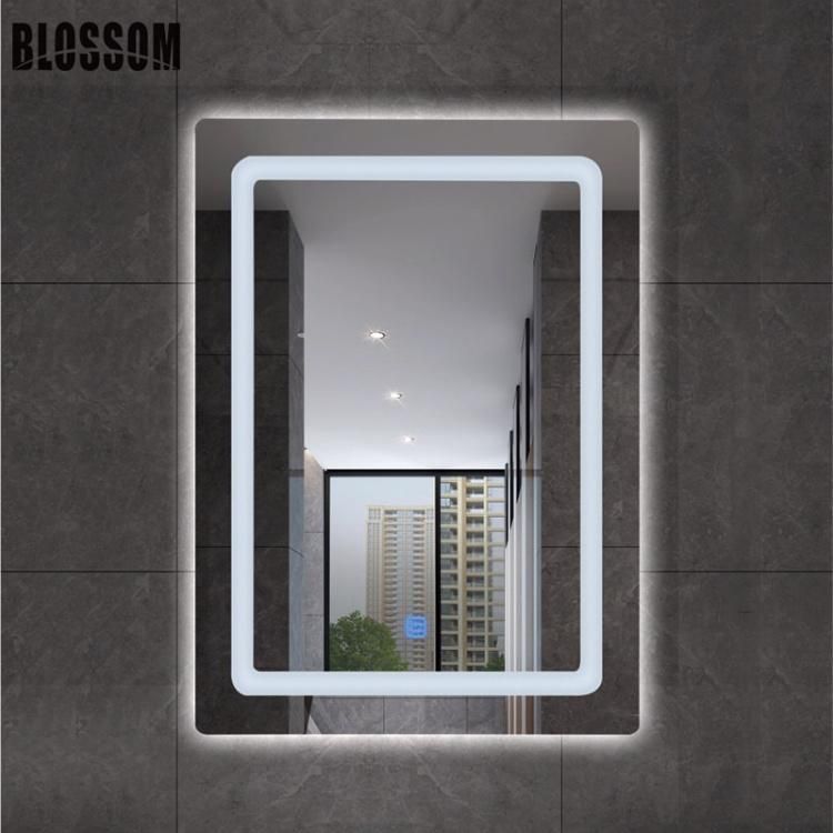 Wholesale Modern Glass LED Bathroom Furniture Mirror with Backlit Lights