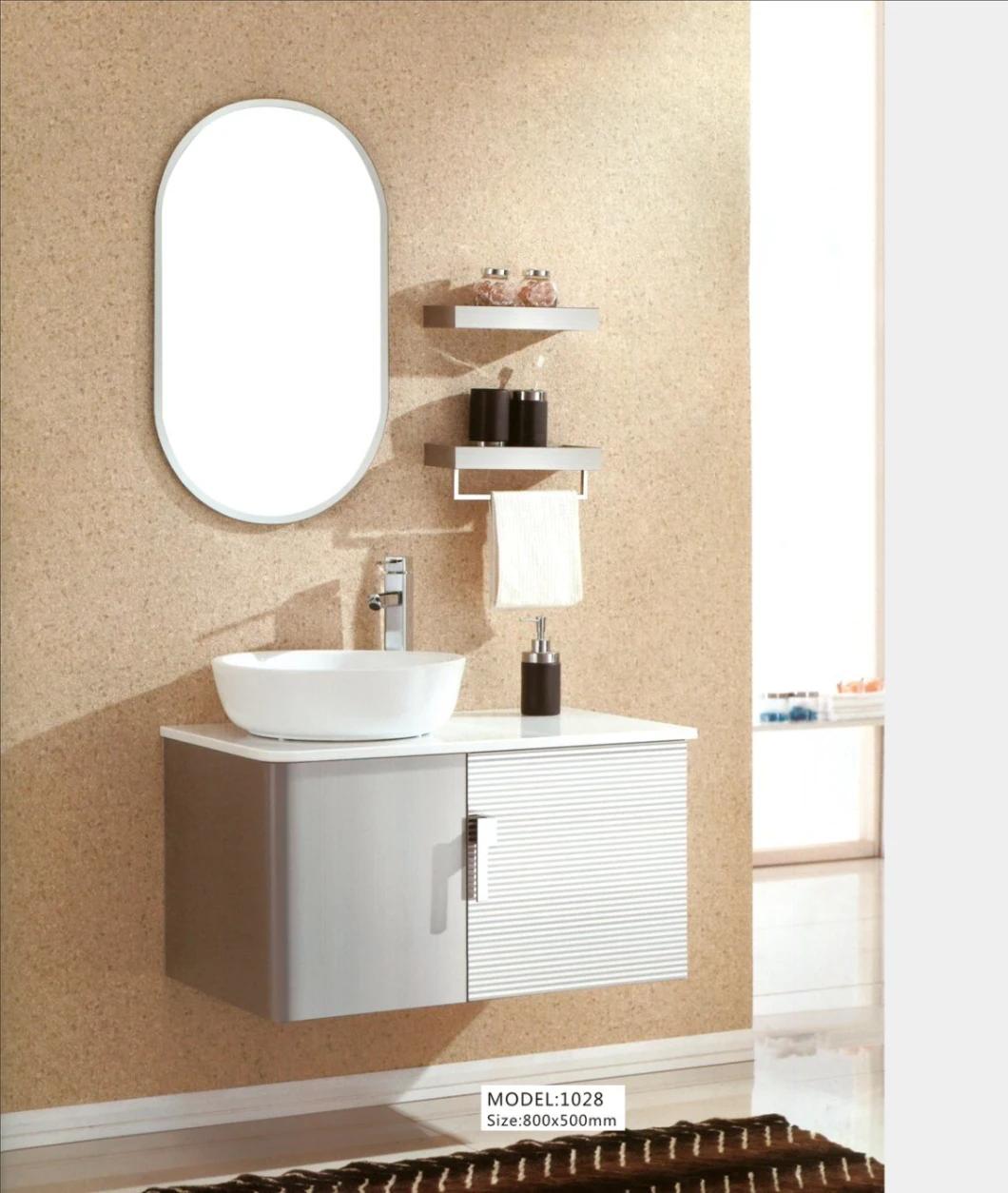 Stainless Steel Modern Style Bathroom Vanity