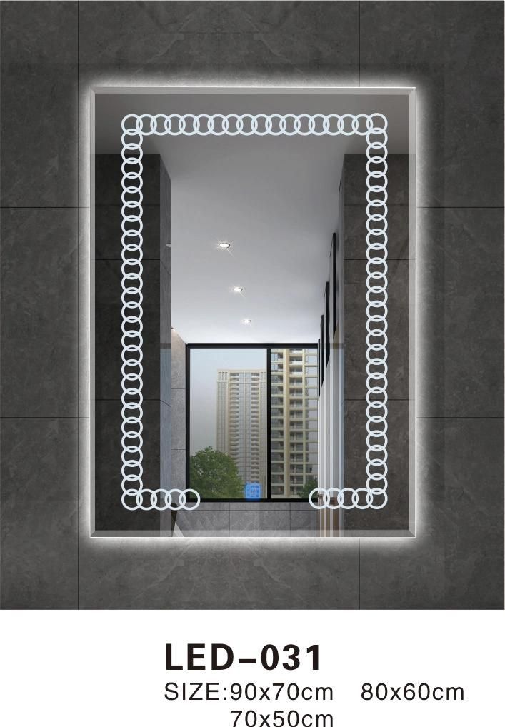 New Design Luxury Illuminated Bathroom LED Mirror Wholesale