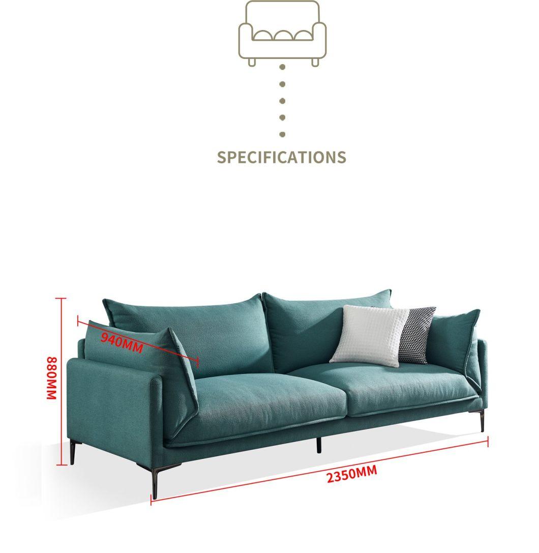 2021 China Factory Modern Contracted Cloth Sofa Furniture