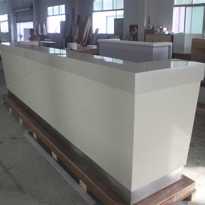 Fancy Design LED Lighted Corian Hotel Bar Counter