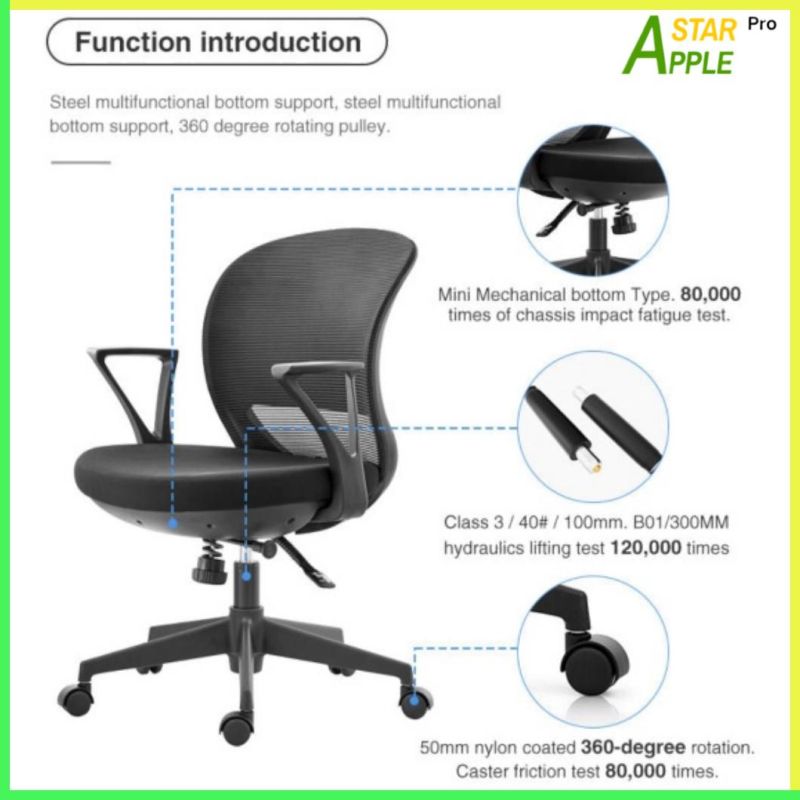 China Factory Plastic as-B2131wh Low Back Ergonomic Swivel Office Chair