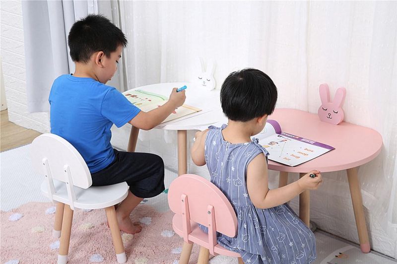 Wooden Simple Modern Kids Writing Table and Chair Set