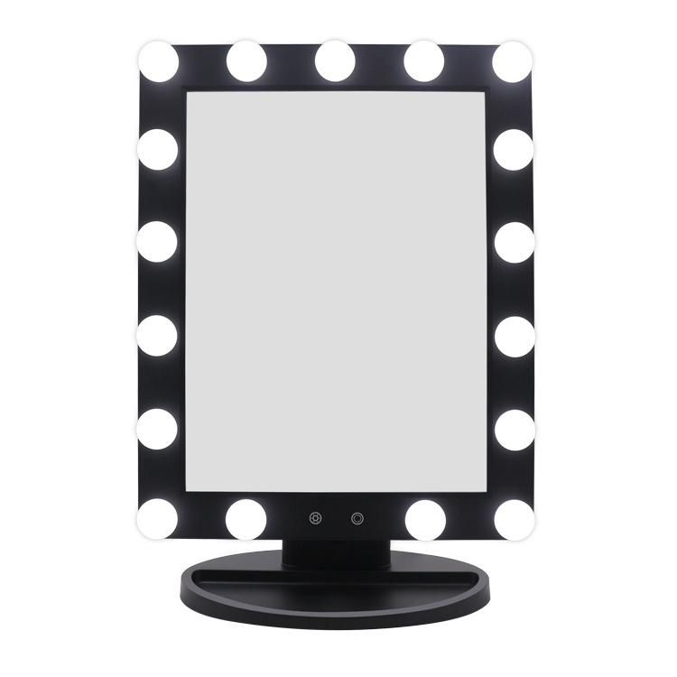 Wholesale Hollywood Makeup Mirror with Light Bulbs for Girl Cosmetic and Salon Makeup